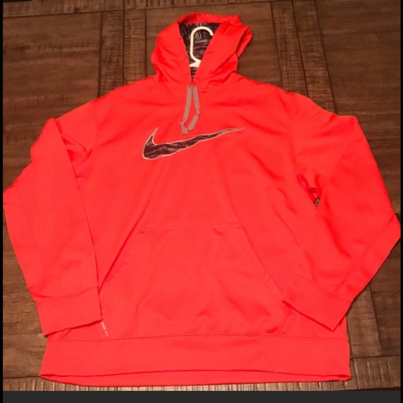 Nike Tops - XL reddish orange Nike hoodie